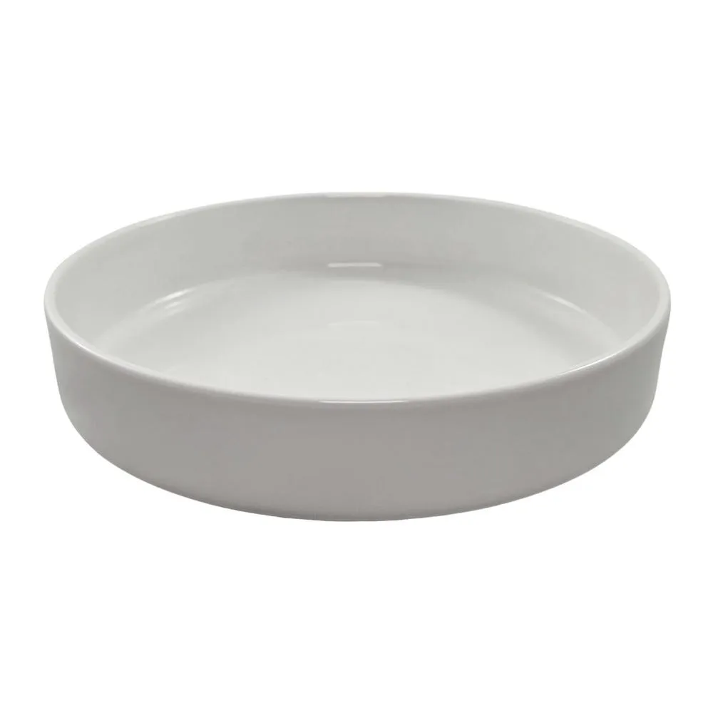 Assiette ano haute blanche céramique Ø16x3.5cm