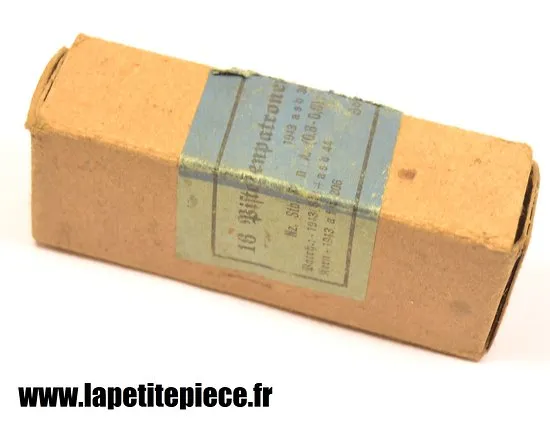 Boite de cartouches vide pour p08 9mm 1943 allemand ww2