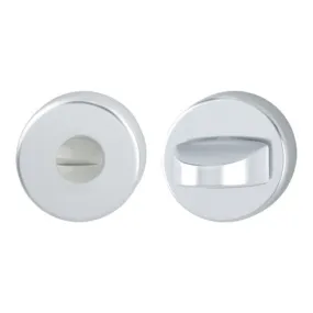 Paire de rosettes à clé Hoppe 42KVS Alu.F1 plaque épaisseur 9mm bain SK/OL rd.